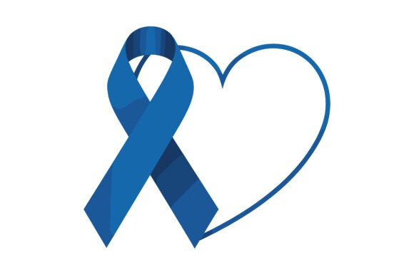 Colon Cancer Awareness Vector