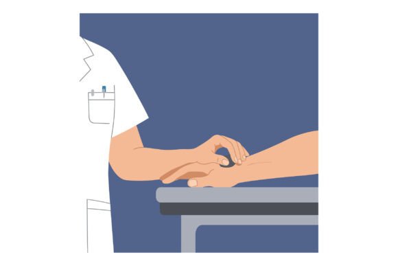 Doctor Examining Patient’s Wrist in a FL