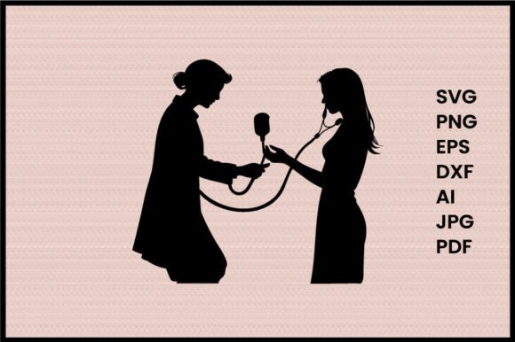 Female Doctor Measuring Blood Pressure
